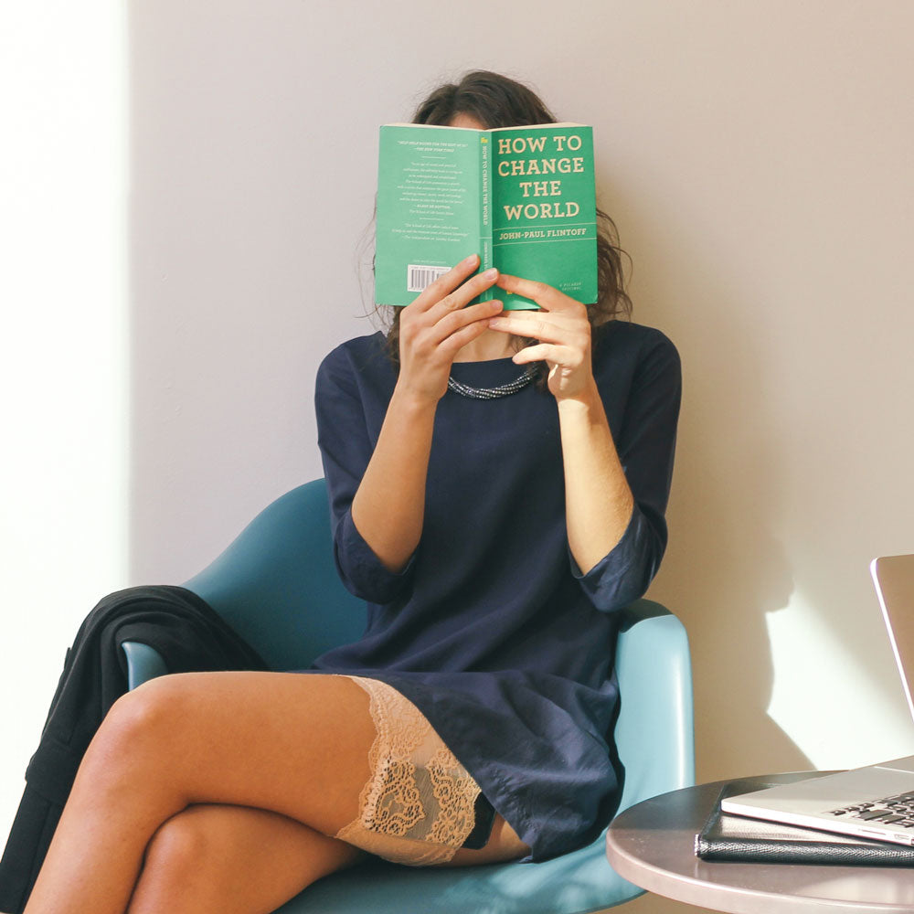 GirlyGoGarter by Andy Paige - garter with pockets for travel, music festival, plus size