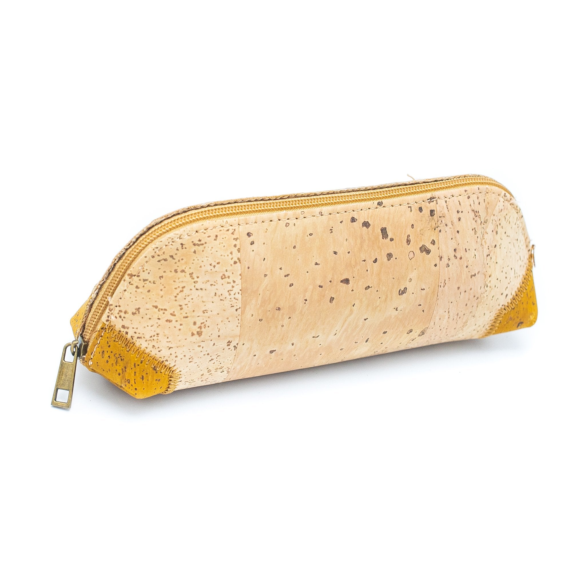 Tampon or Pad holder- Curved Compact Cork Case
