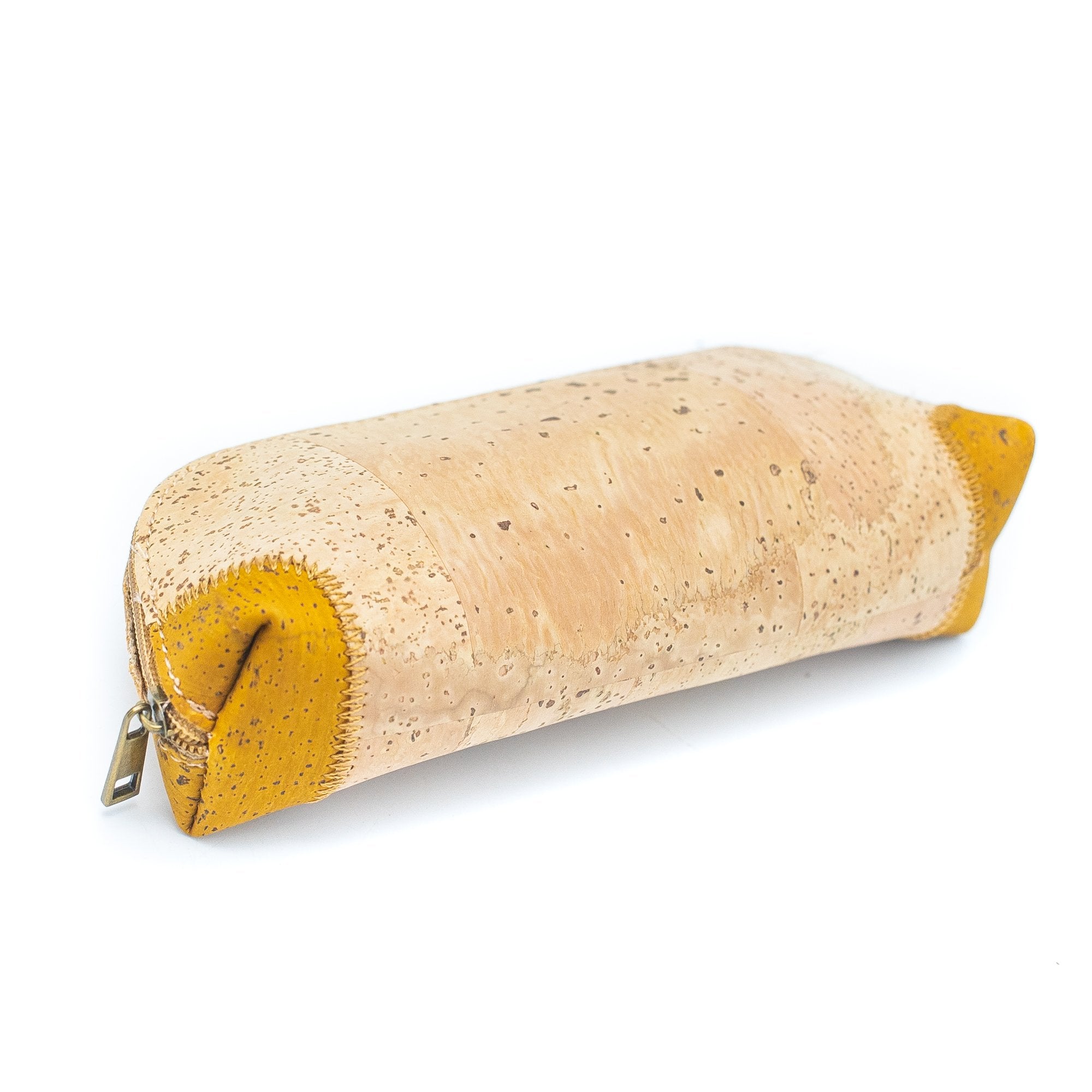 Tampon or Pad holder- Curved Compact Cork Case