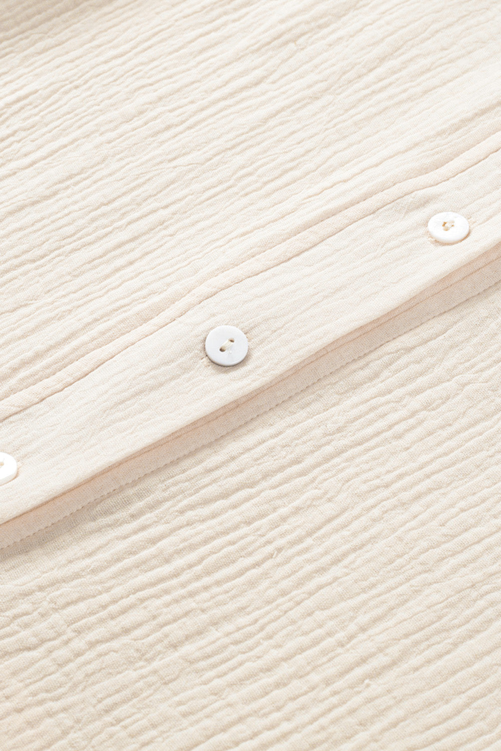 Textured Johnny Collar Short Sleeve Romper